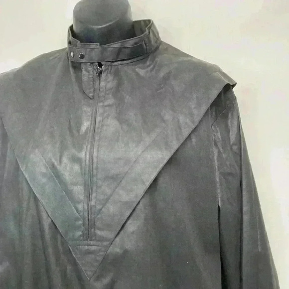 Vintage 1980s/90s stranger thing vibes black long sleeve  high collar Pierre - Picture 2 of 6